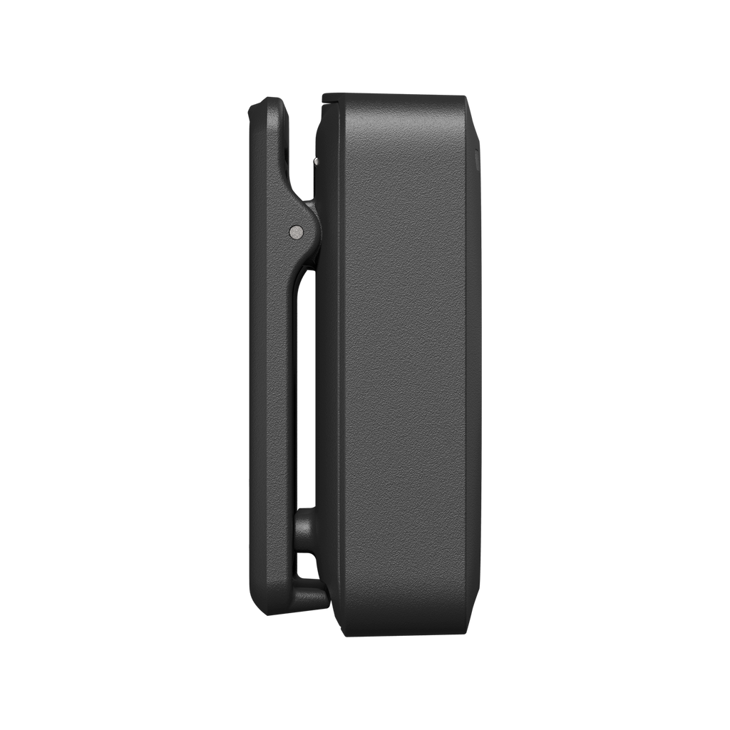 Mighty 3 in Black, side view with clip