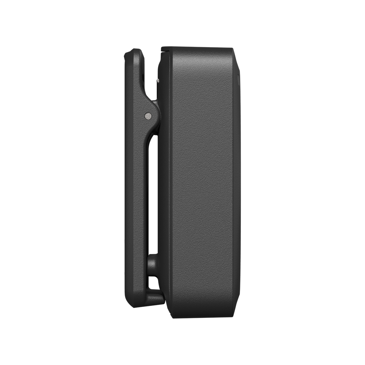 Mighty 3 in Black, side view with clip