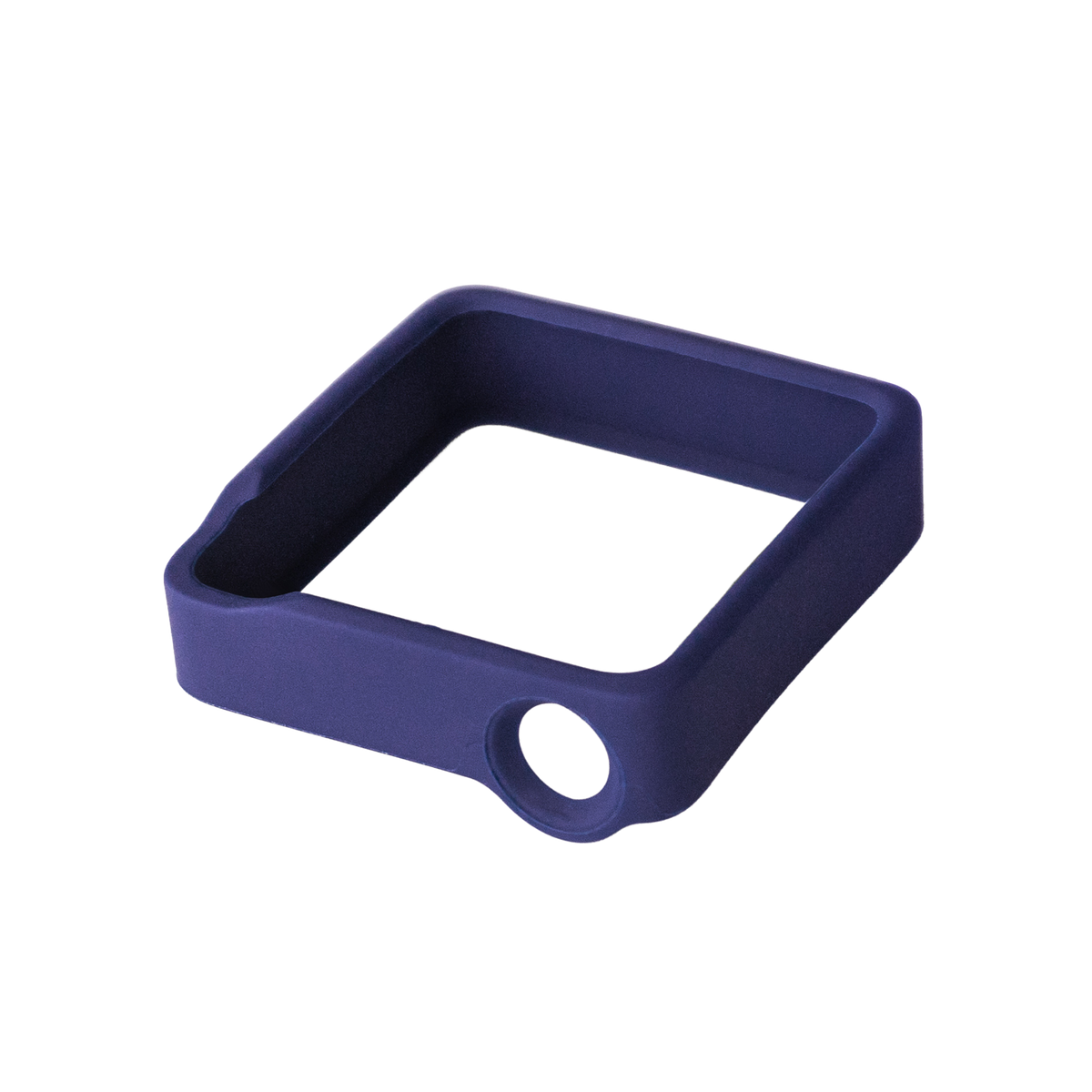 A blue square-shaped silicone protective frame for Mighty 3. 