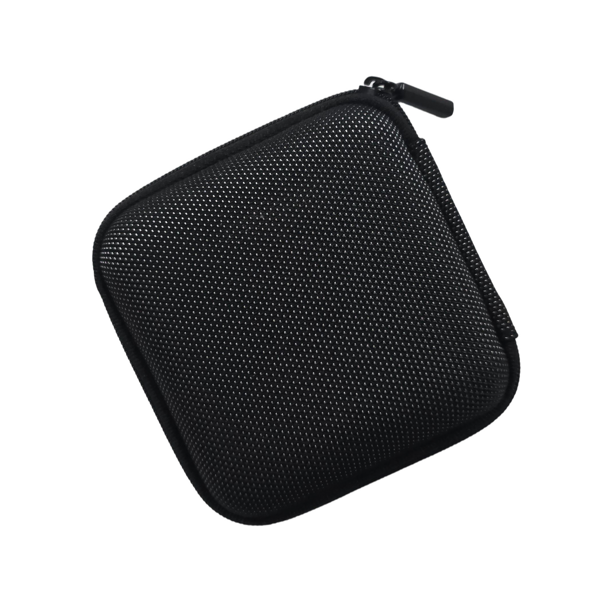 Mighty Carry Case - back angled view showing metal zipper pull. 